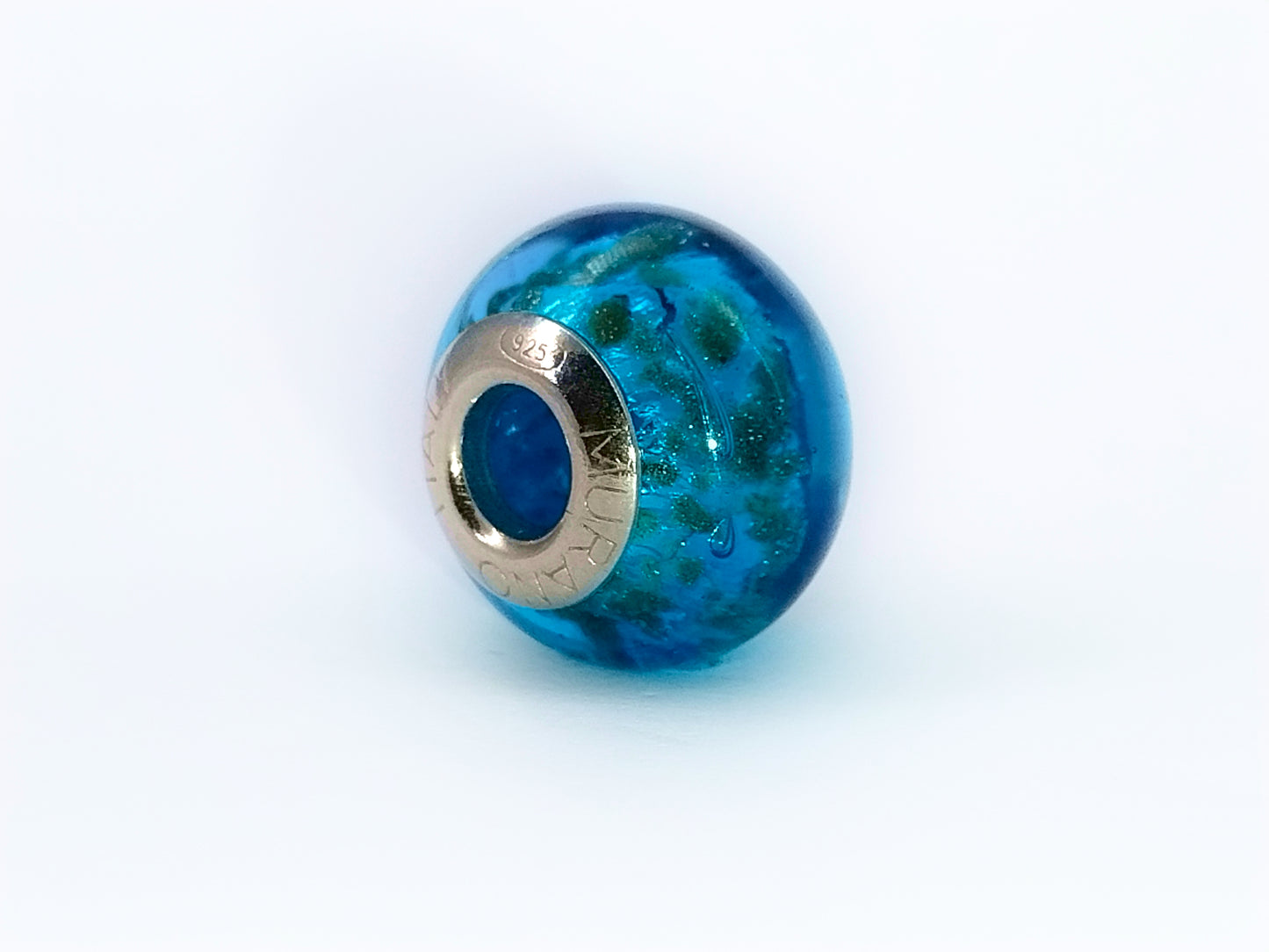 Intuizione Profonda Murano Bedel Donkerblauw 925 Zilver Lerrosa